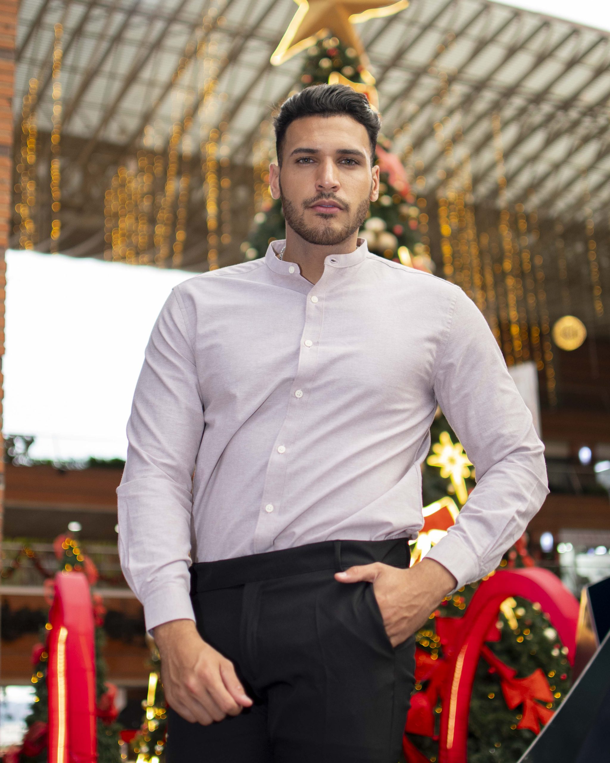 Camisa Manga Larga Rosa - Imagen 4